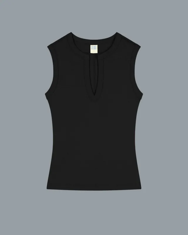IMAN TANK | Black made by FLORE FLORE