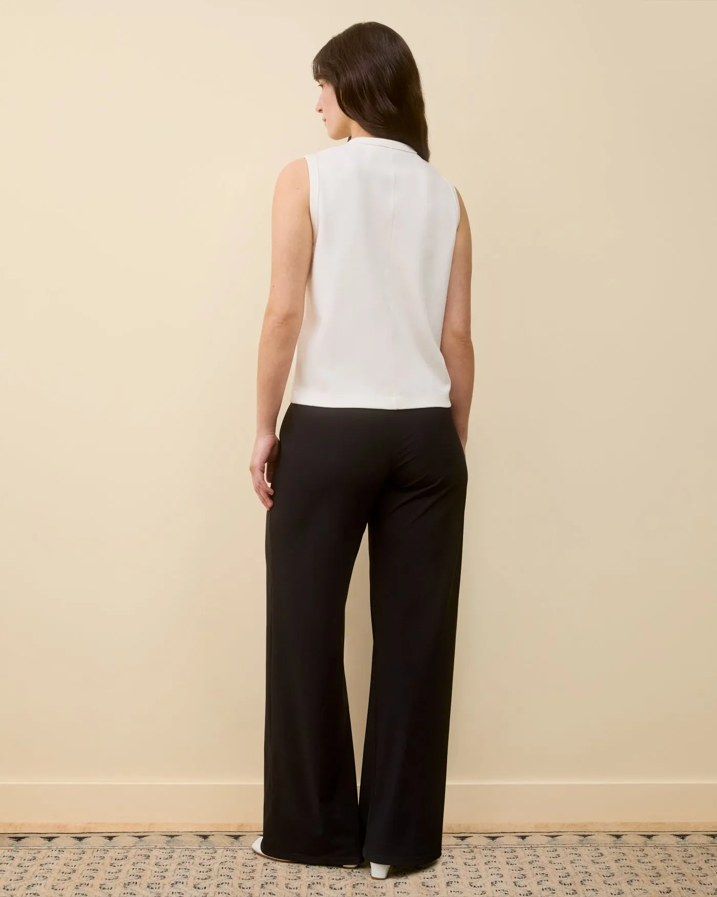 POPPY SLEEVELESS CARDIGAN | White sold by FLORE FLORE product image thumbnail 3