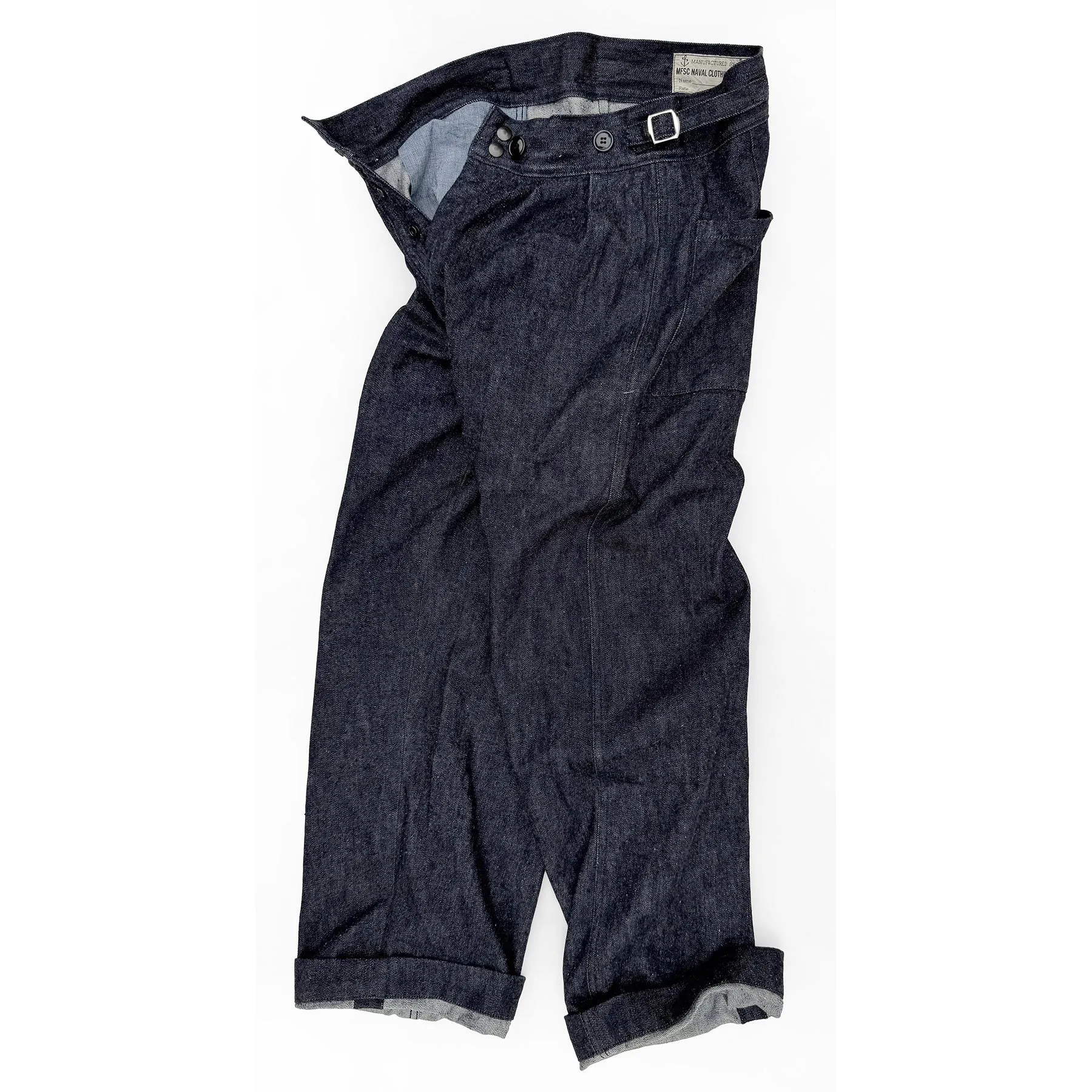 Diggers Trousers - Denim sold by Mister Freedom product image thumbnail 3