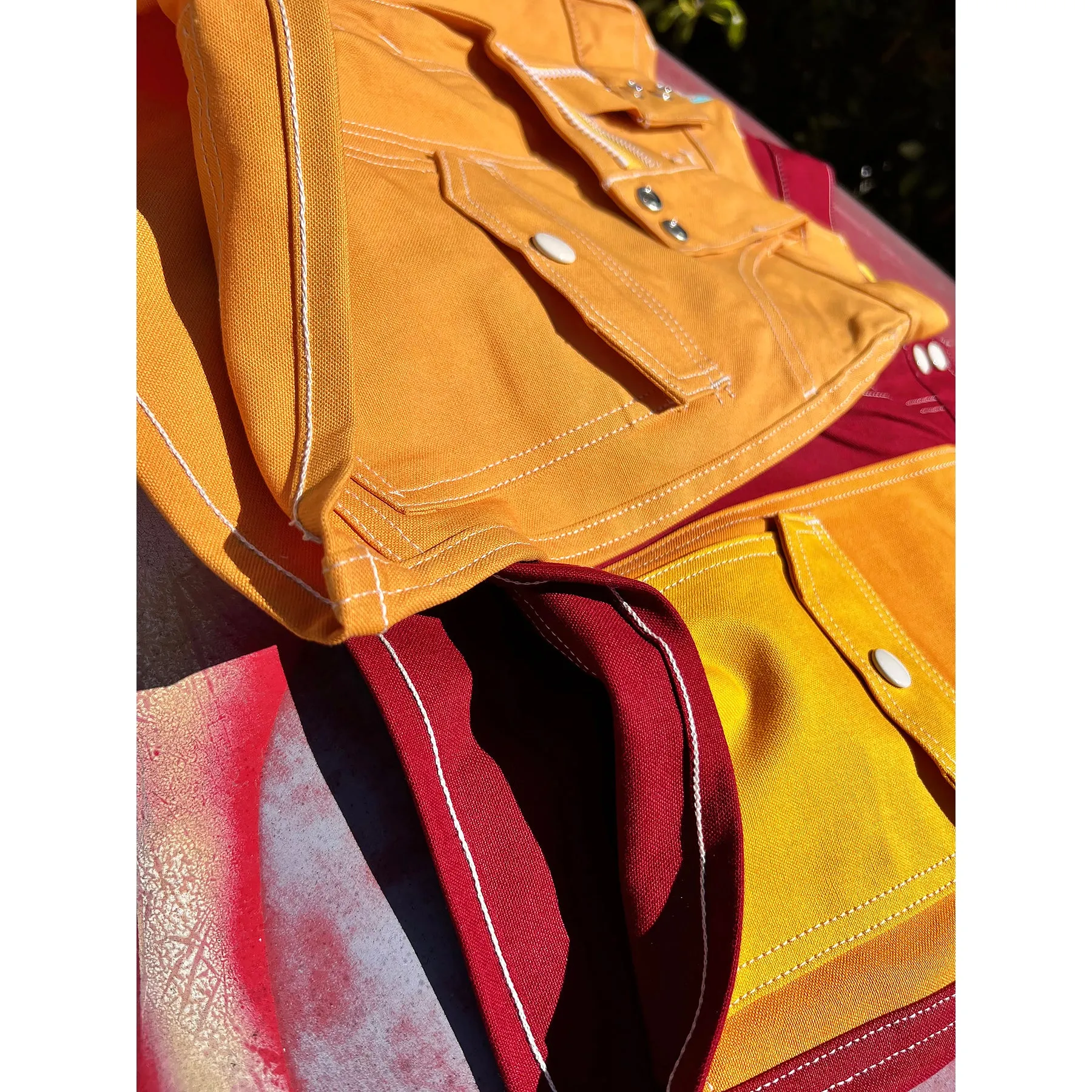 Manureva Deck Shorts "Cooper Ed." - Orange sold by Mister Freedom product image thumbnail 5