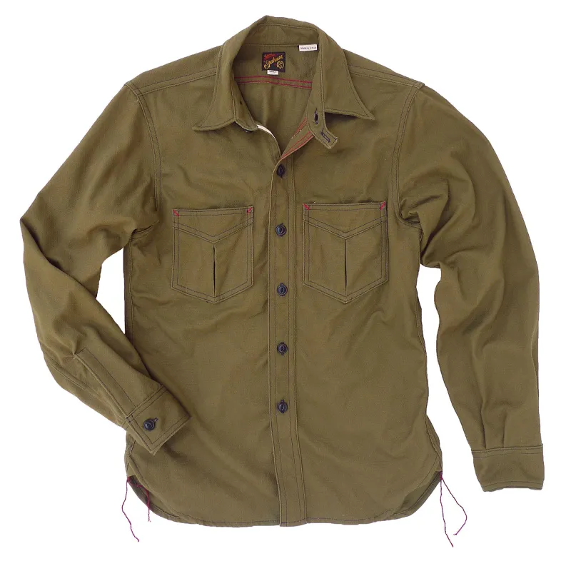 Ranger Shirt - NOS Olive - Warehouse - Last One - Size Small made by Mister Freedom