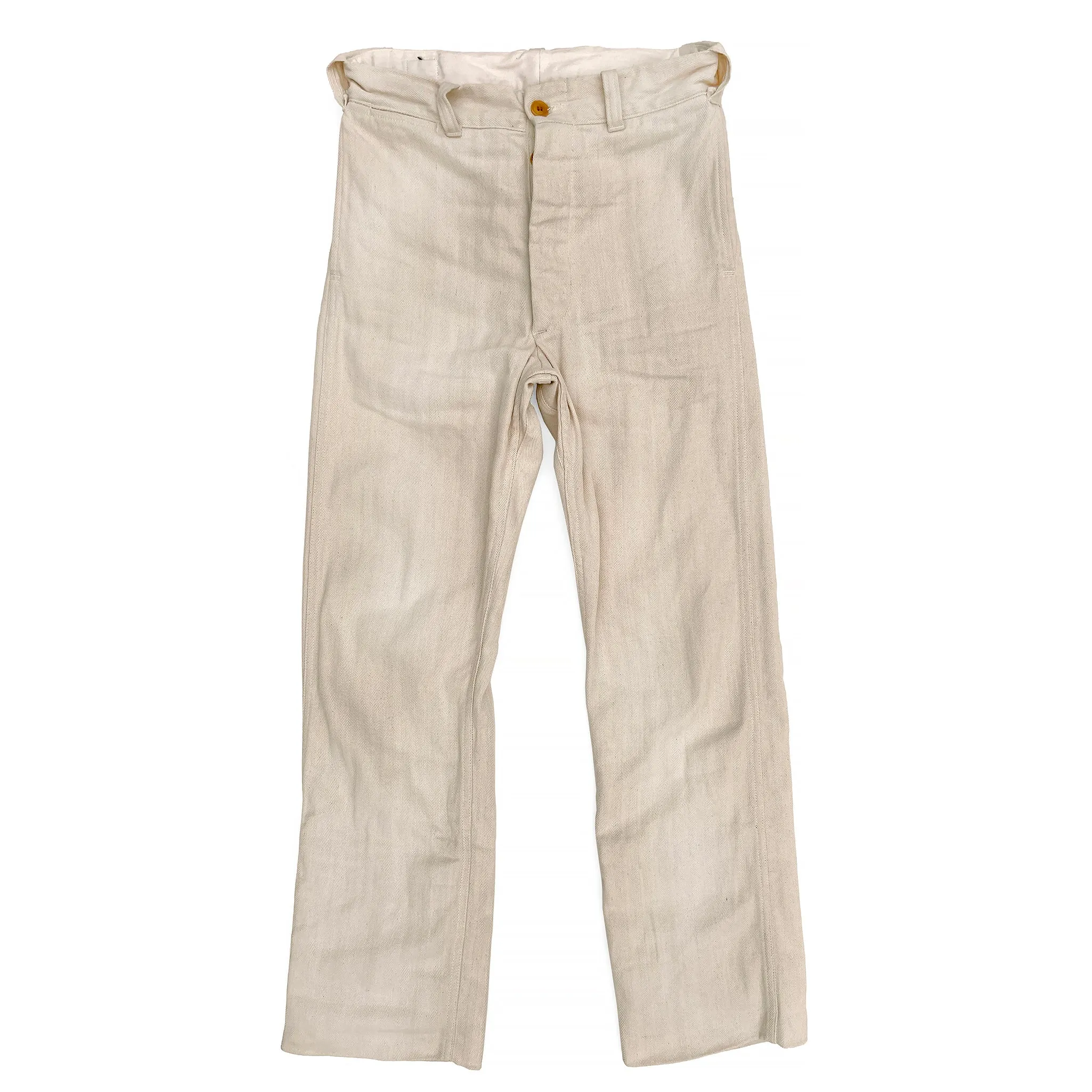 Sportsman Chinos - Ivory HBT sold by Mister Freedom