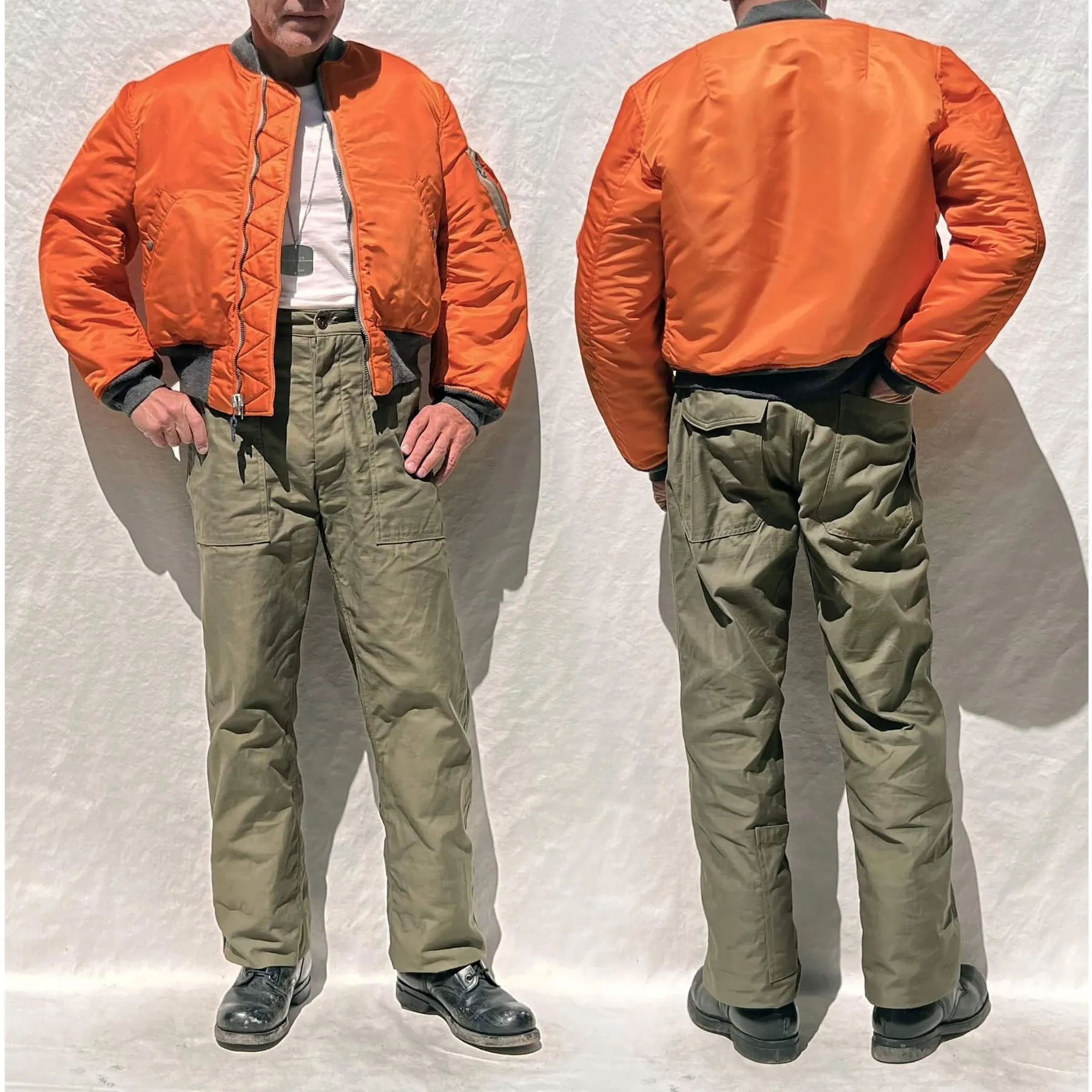 Mechanic Utility Trousers - OG-107 Cotton Sateen sold by Mister Freedom product image thumbnail 3