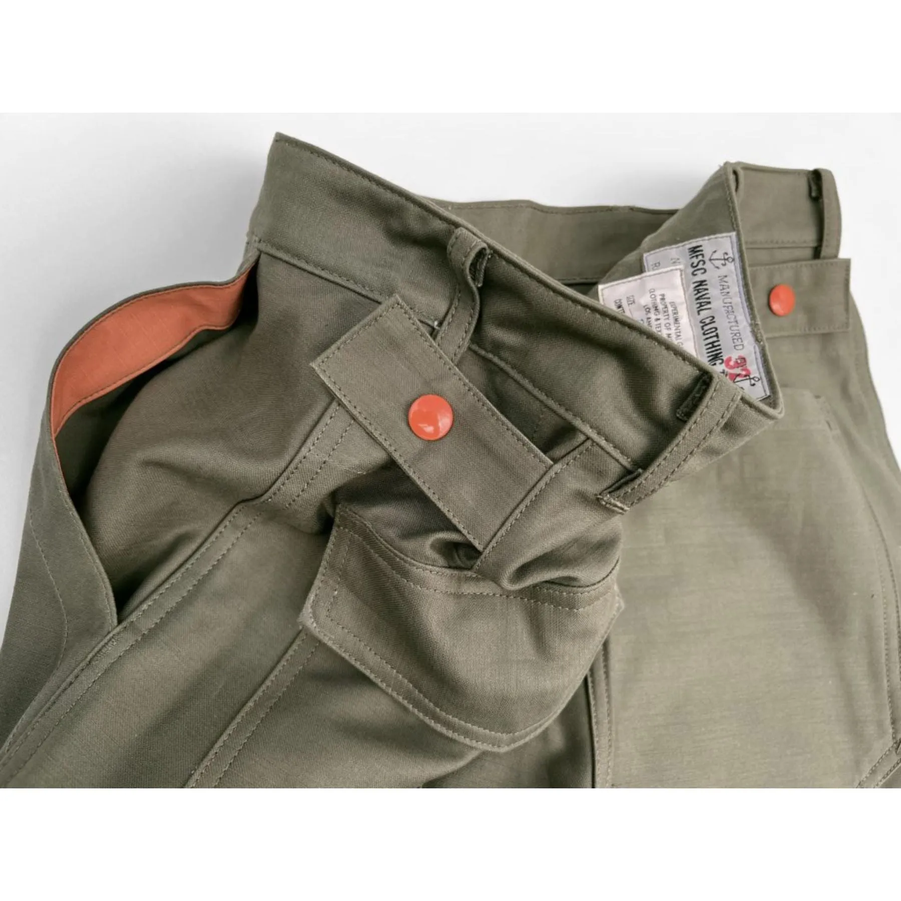 Mechanic Utility Trousers - OG-107 Cotton Sateen sold by Mister Freedom product image thumbnail 4