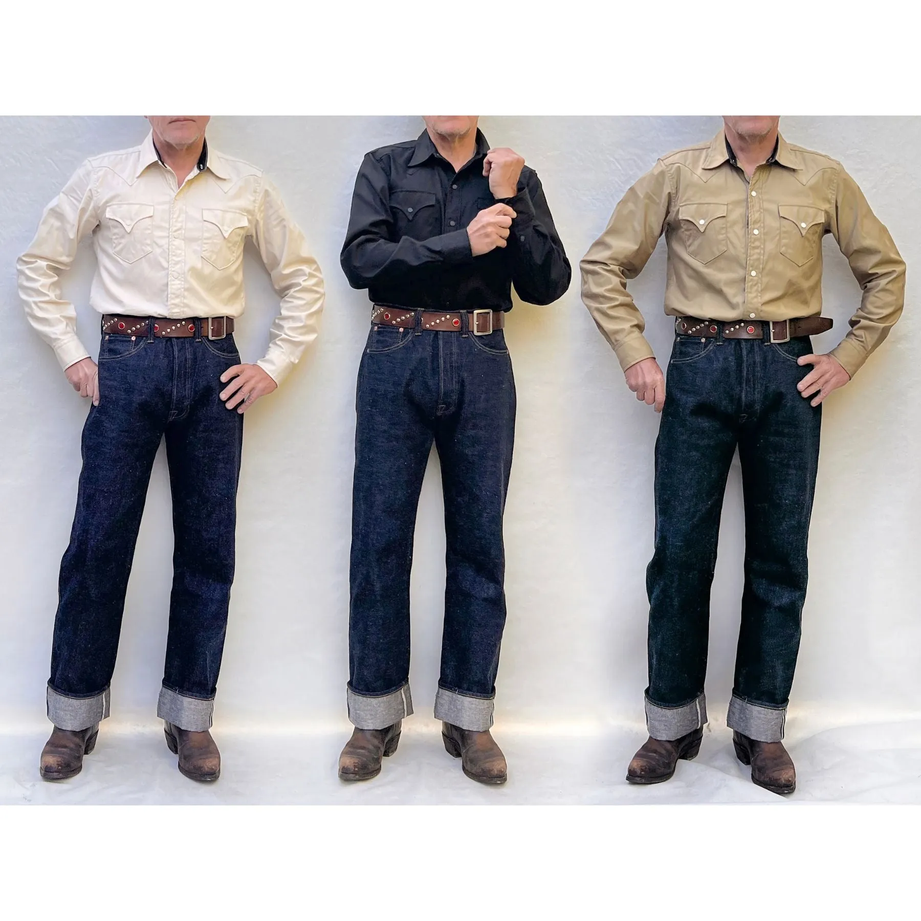 Dude Rancher Cotton Sateen - Wheat sold by Mister Freedom product image thumbnail 4
