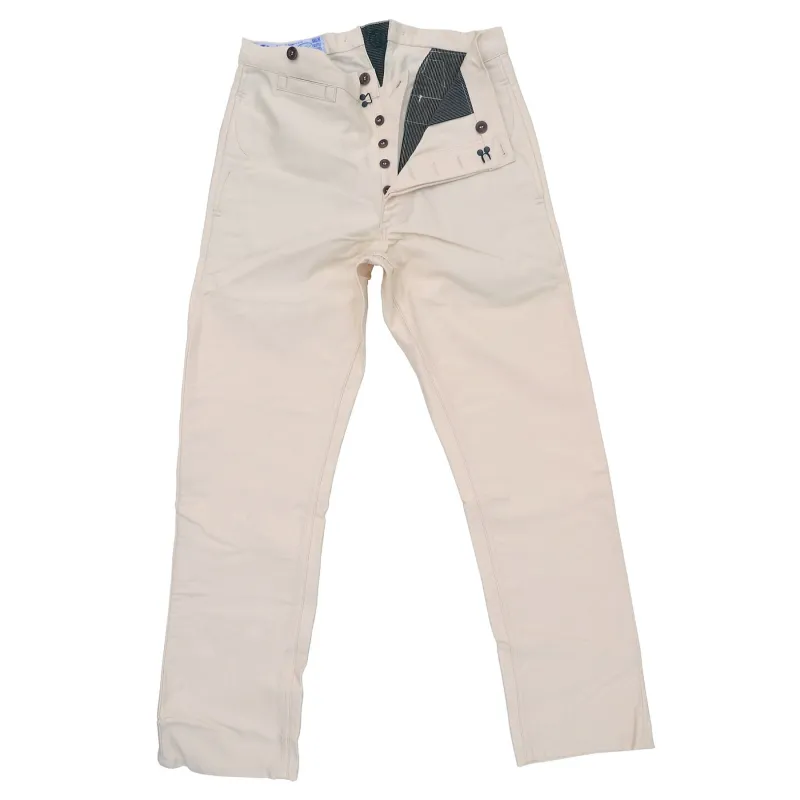 Pantalon Peau de Diable - Creme - Warehouse made by Mister Freedom