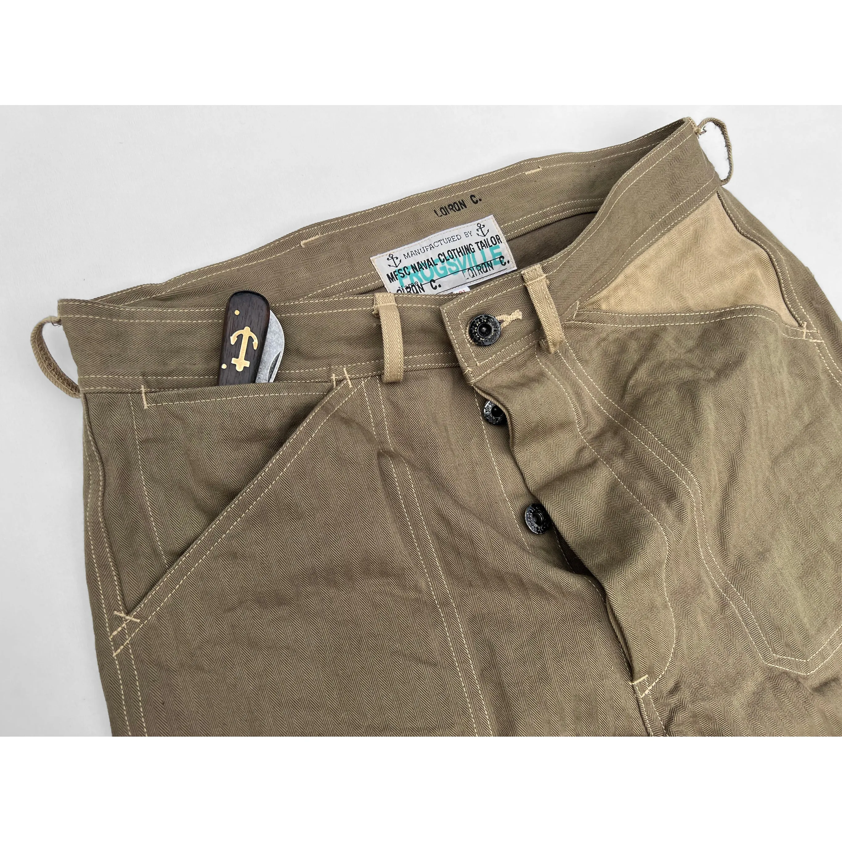 Swabbies (MOD) - Khaki HBT sold by Mister Freedom product image thumbnail 4