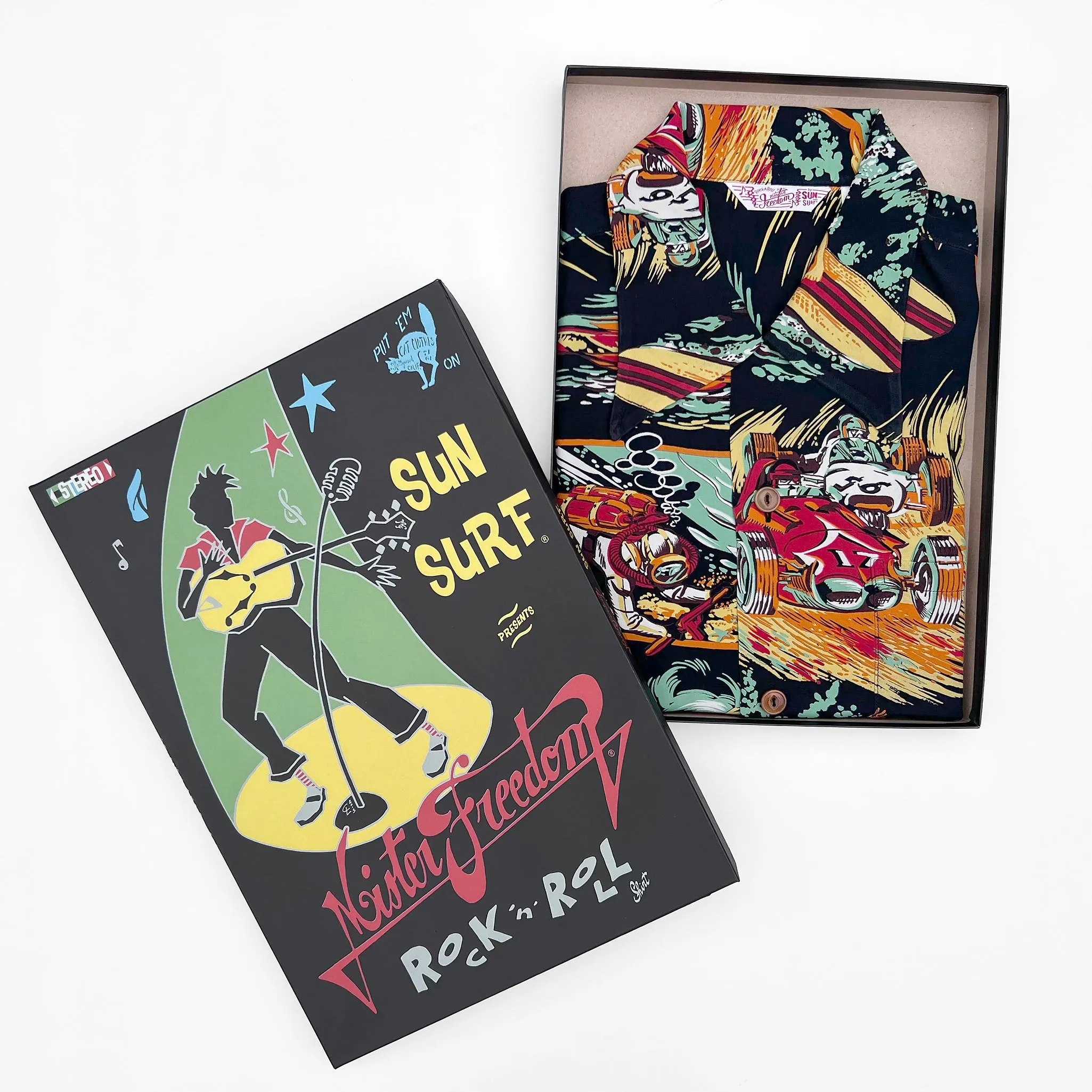 Rock 'n' Roll Shirt "Action Packed" Type II - Black sold by Mister Freedom product image thumbnail 5