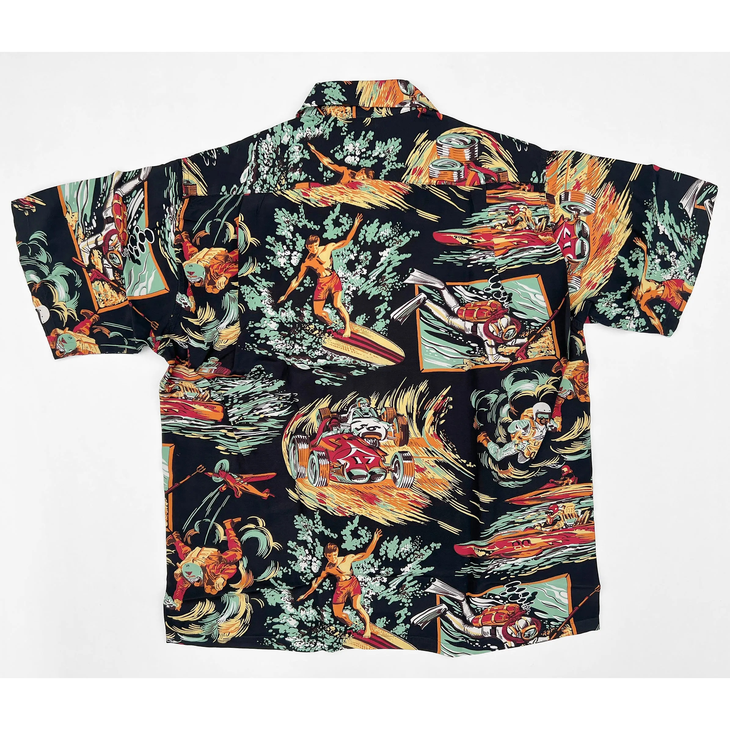Rock 'n' Roll Shirt "Action Packed" Type II - Black sold by Mister Freedom product image thumbnail 2