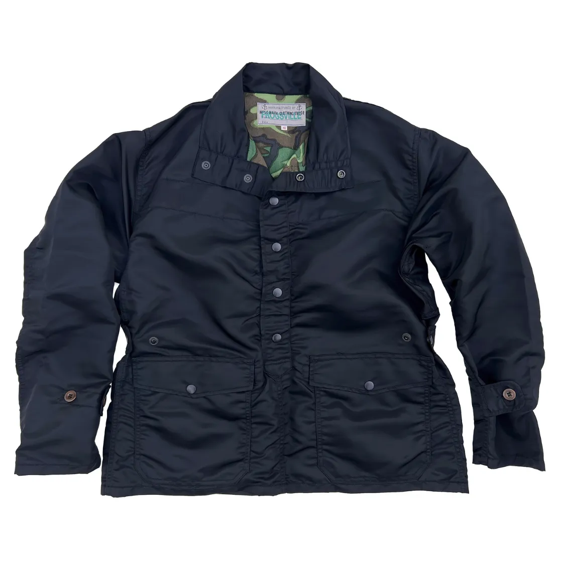 One-Zero Smock - Black Nylon sold by Mister Freedom