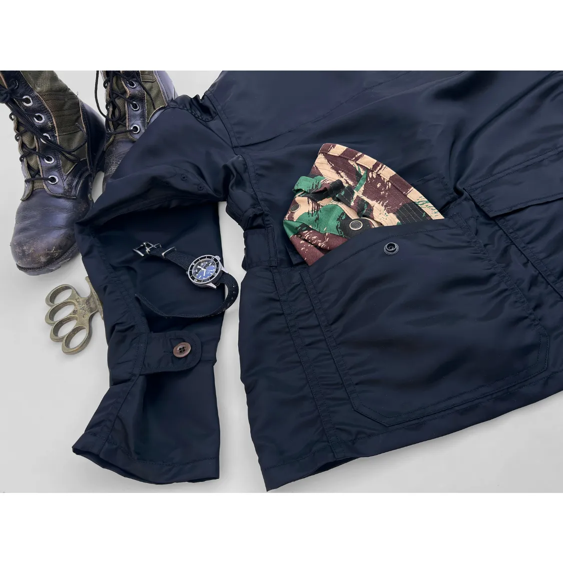 One-Zero Smock - Black Nylon sold by Mister Freedom product image thumbnail 5