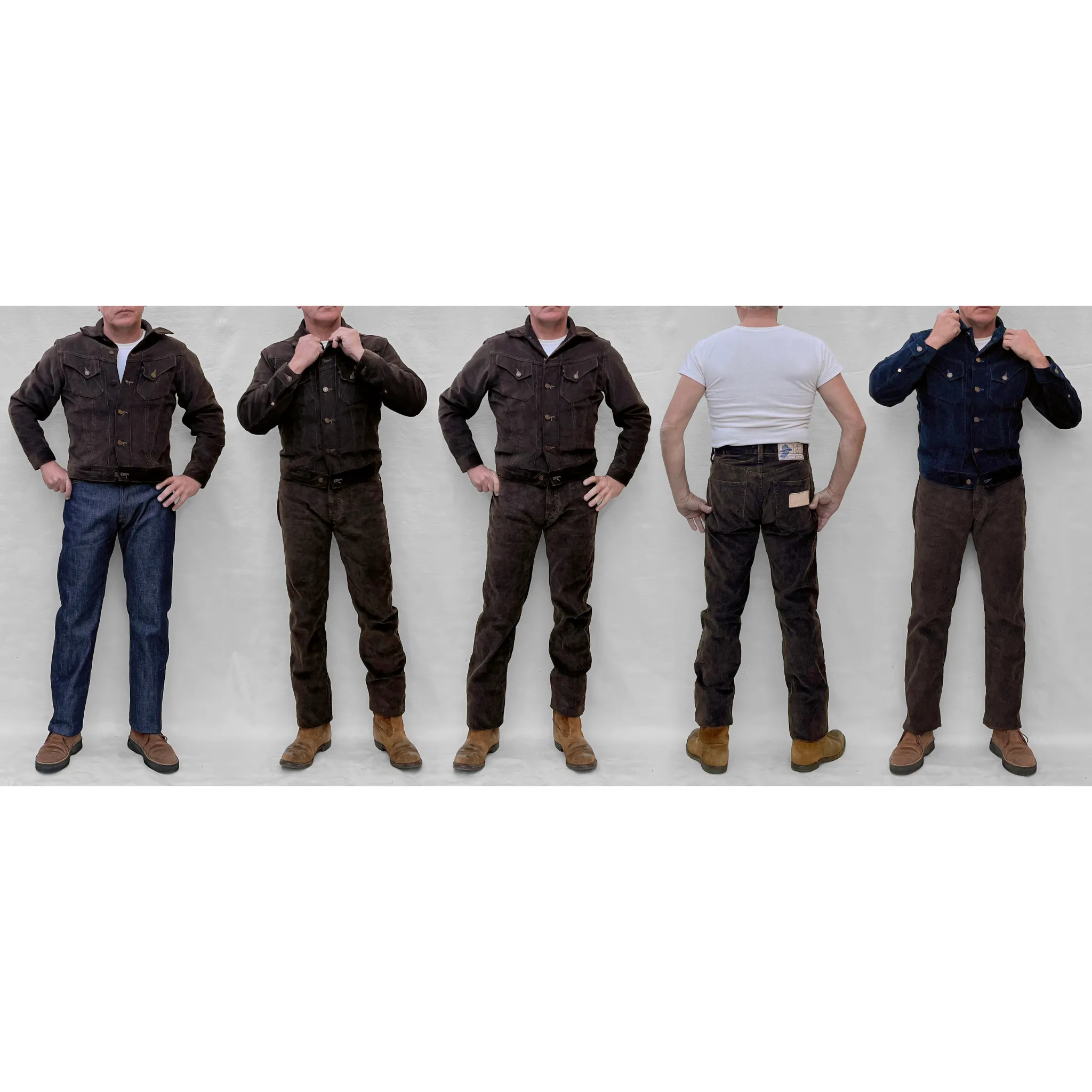 Californian Lot674 - Brown Corduroy (Slim Leg) sold by Mister Freedom product image thumbnail 4