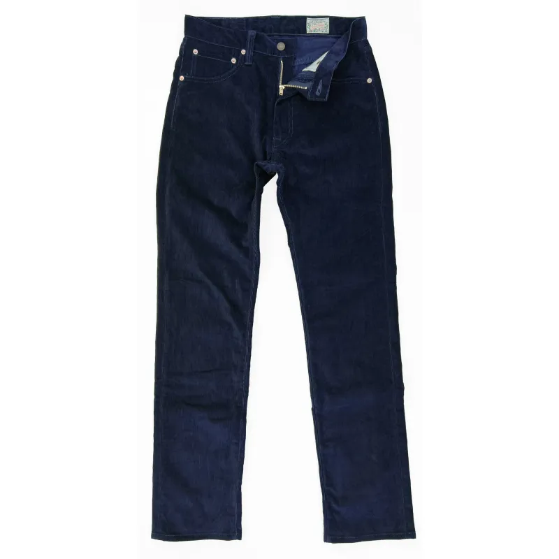 Californian Lot674 - Indigo Corduroy (Slim Leg) made by Mister Freedom