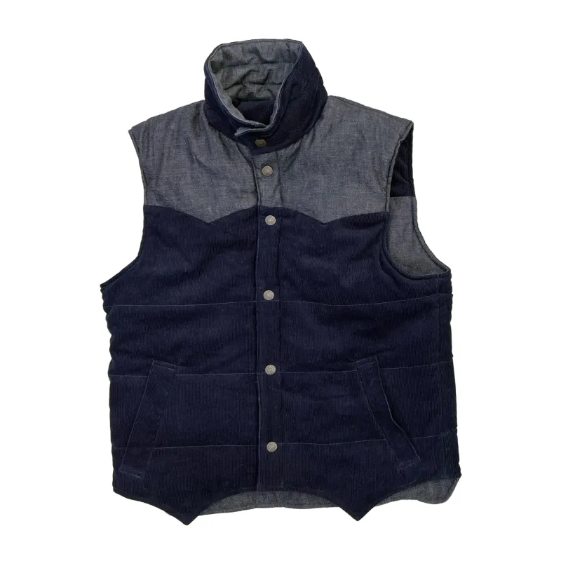 Sonny Puffer Vest - Navy made by Mister Freedom