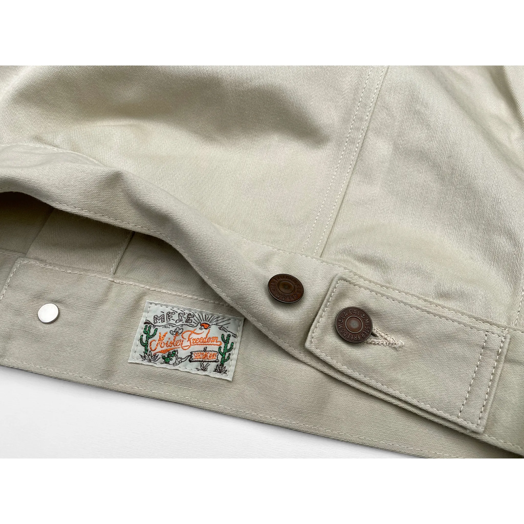 Cowboy Jacket - Wheat Sateen sold by Mister Freedom product image thumbnail 5