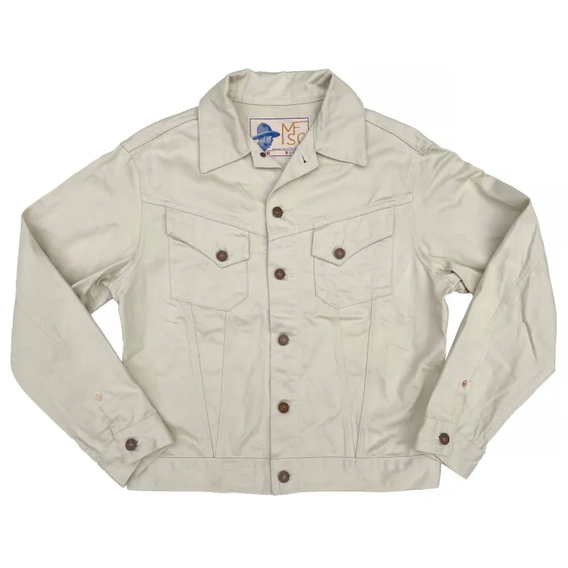 Cowboy Jacket - Wheat Sateen made by Mister Freedom