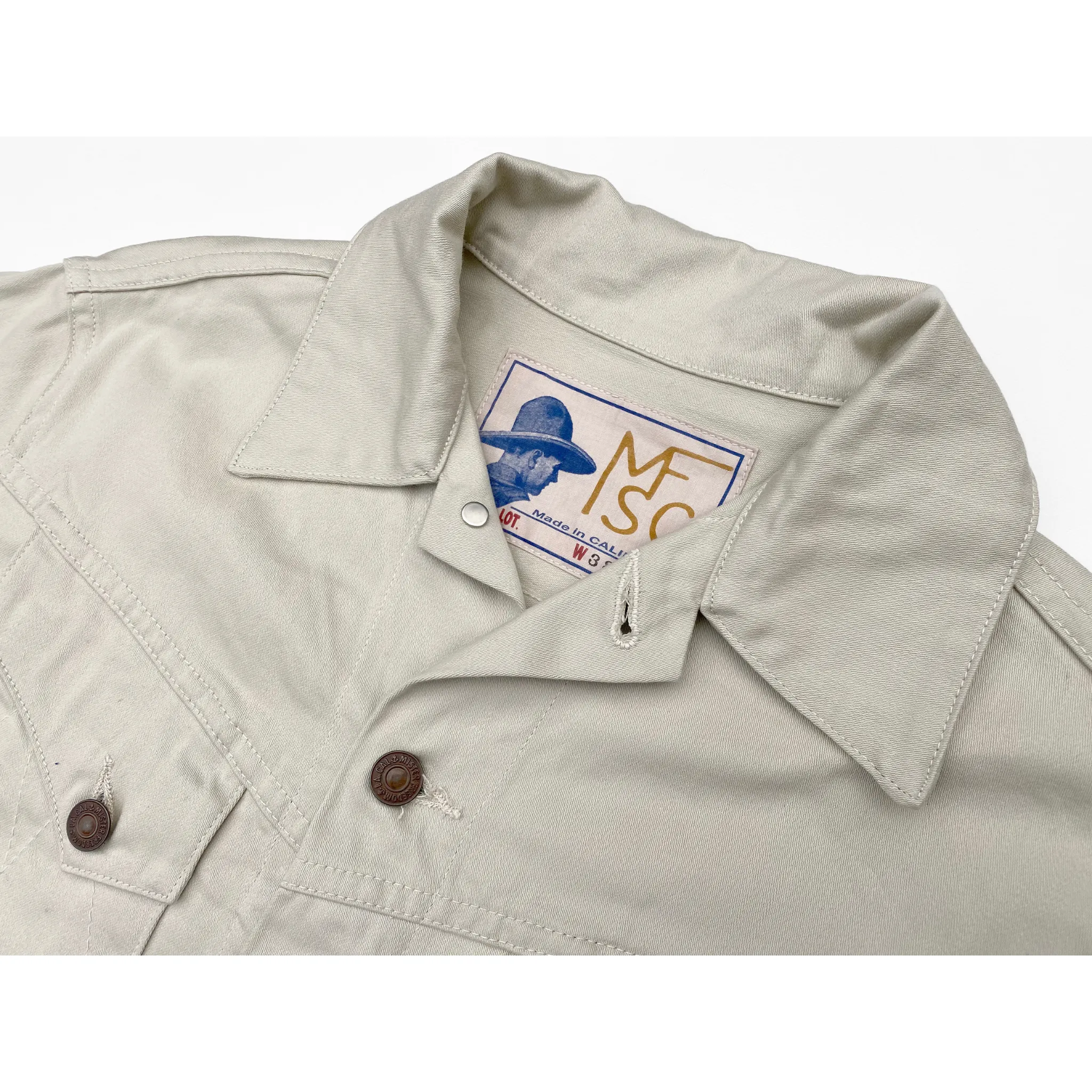 Cowboy Jacket - Wheat Sateen sold by Mister Freedom product image thumbnail 2