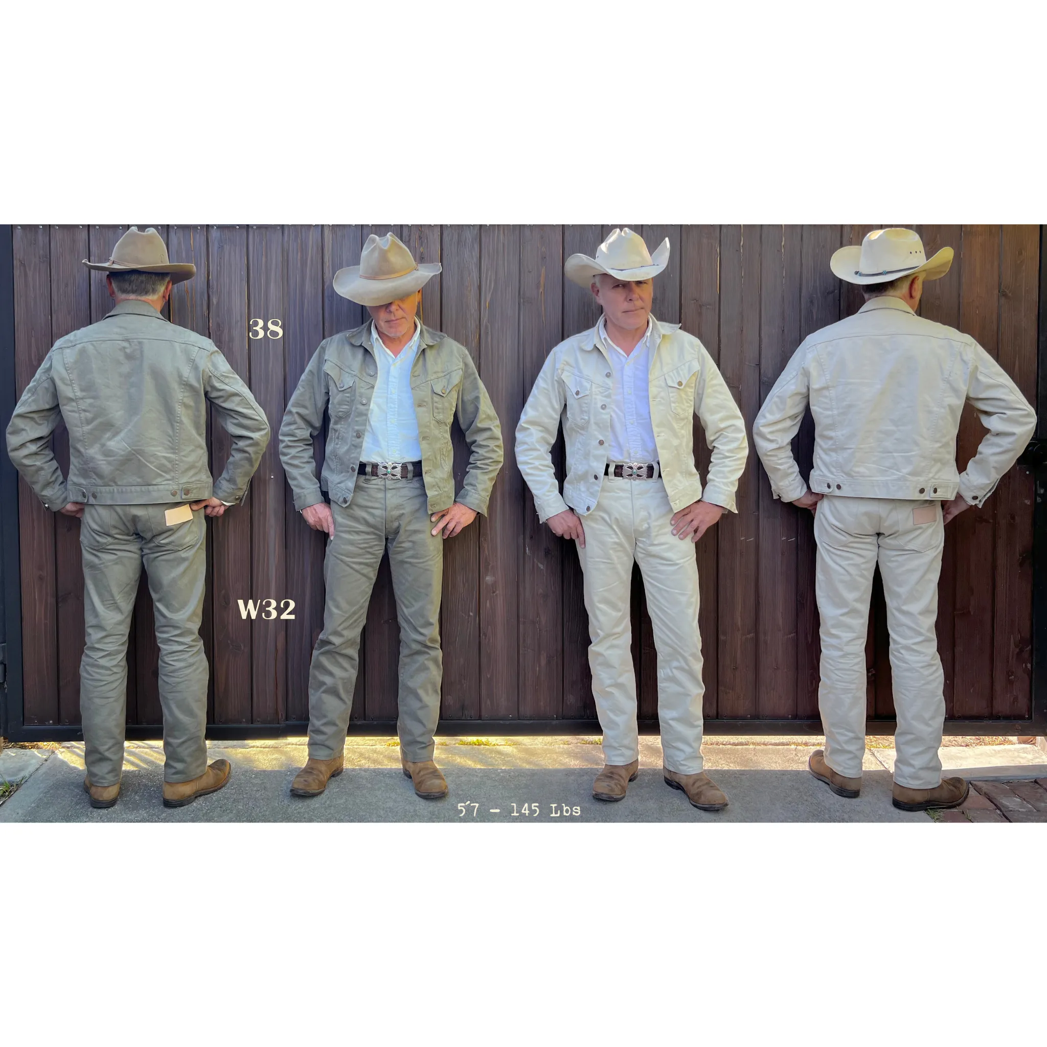 Cowboy Jacket - Wheat Sateen sold by Mister Freedom product image thumbnail 3