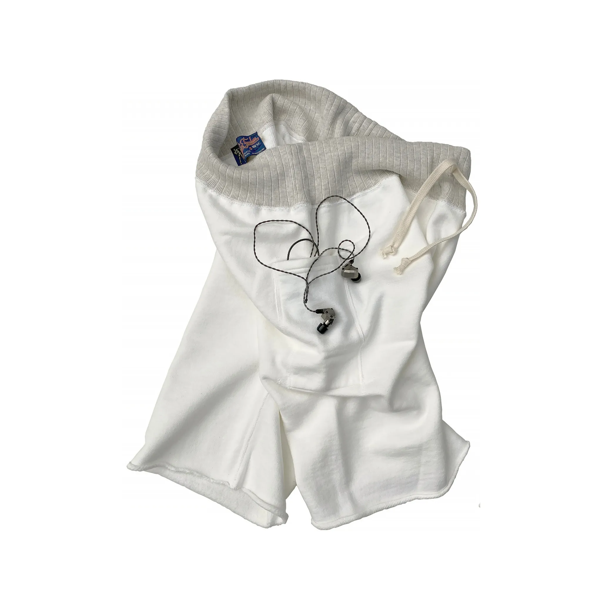SWEATPANTS CUT-OFFS - White sold by Mister Freedom product image thumbnail 3