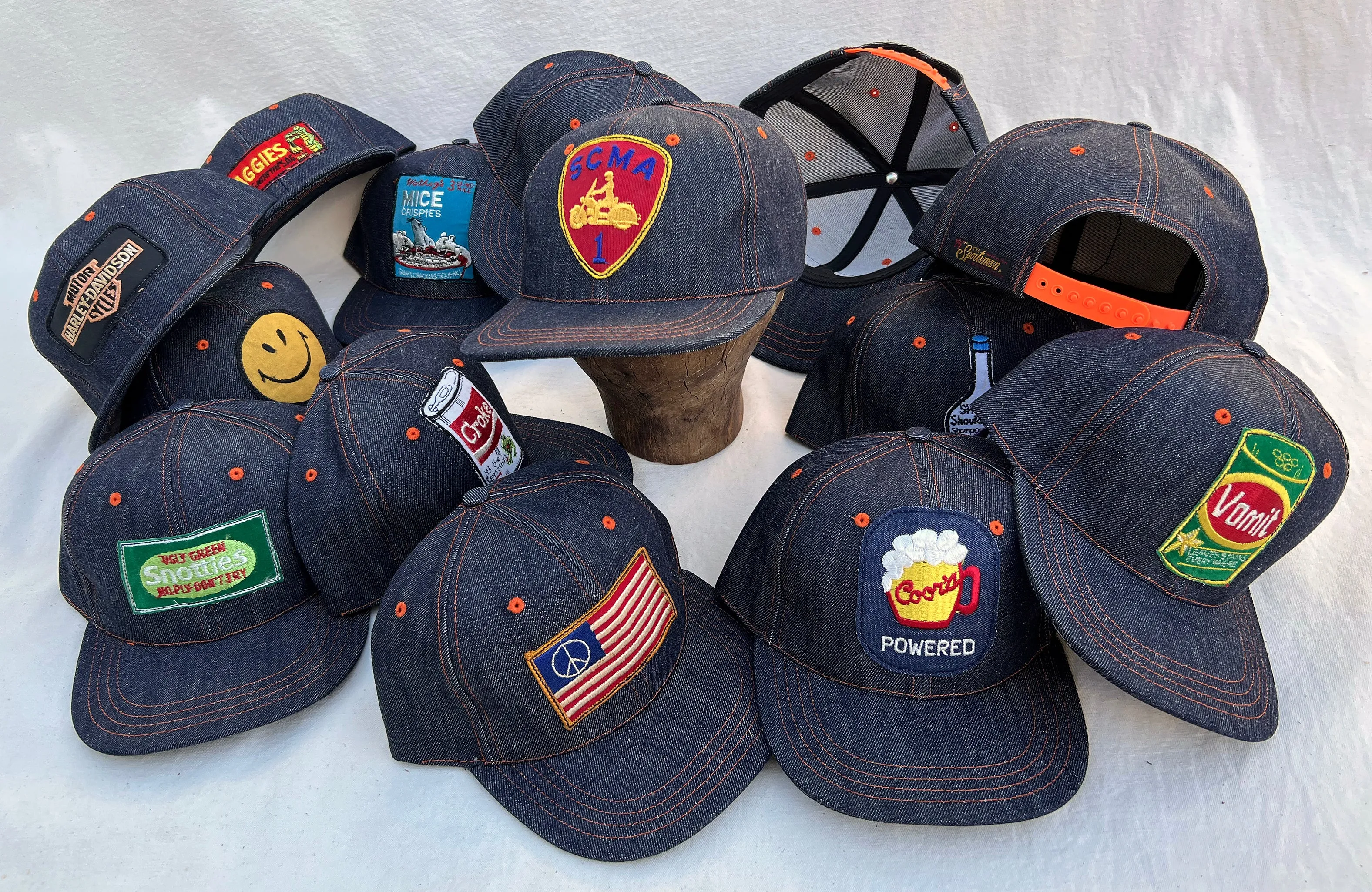 Snapback Cap 6P - NOS Cone Denim Lot.16 sold by Mister Freedom product image thumbnail 3