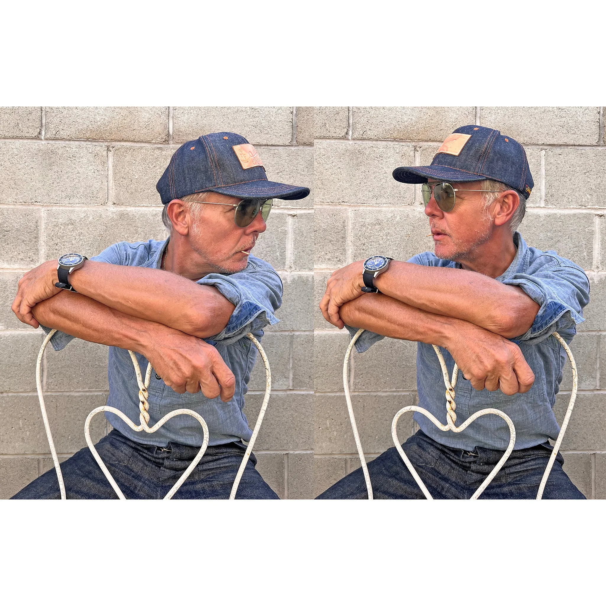 Snapback Cap 6P - NOS Cone Denim Lot.16 sold by Mister Freedom product image thumbnail 4