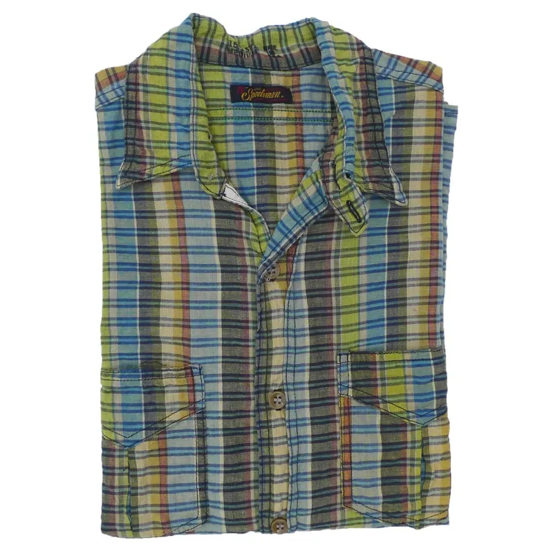 Ranger Shirt Lot 80 NOS Madras made by Mister Freedom