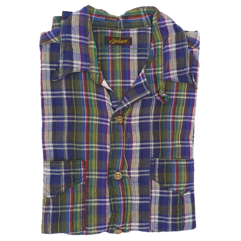 Ranger Shirt Lot 78 NOS Madras made by Mister Freedom