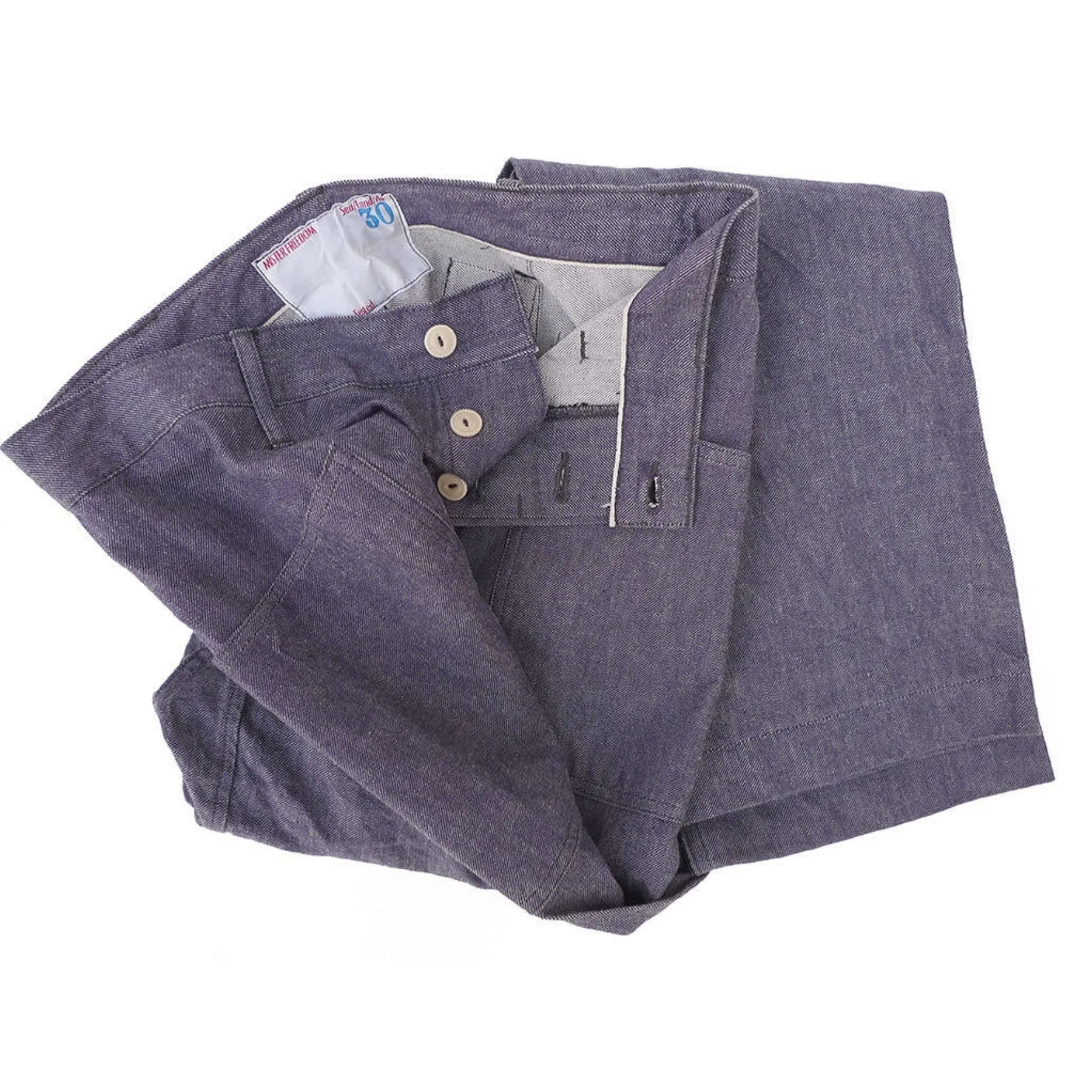 Topsiders - Marine National Twill - Warehouse - Last One - 36 sold by Mister Freedom product image thumbnail 5