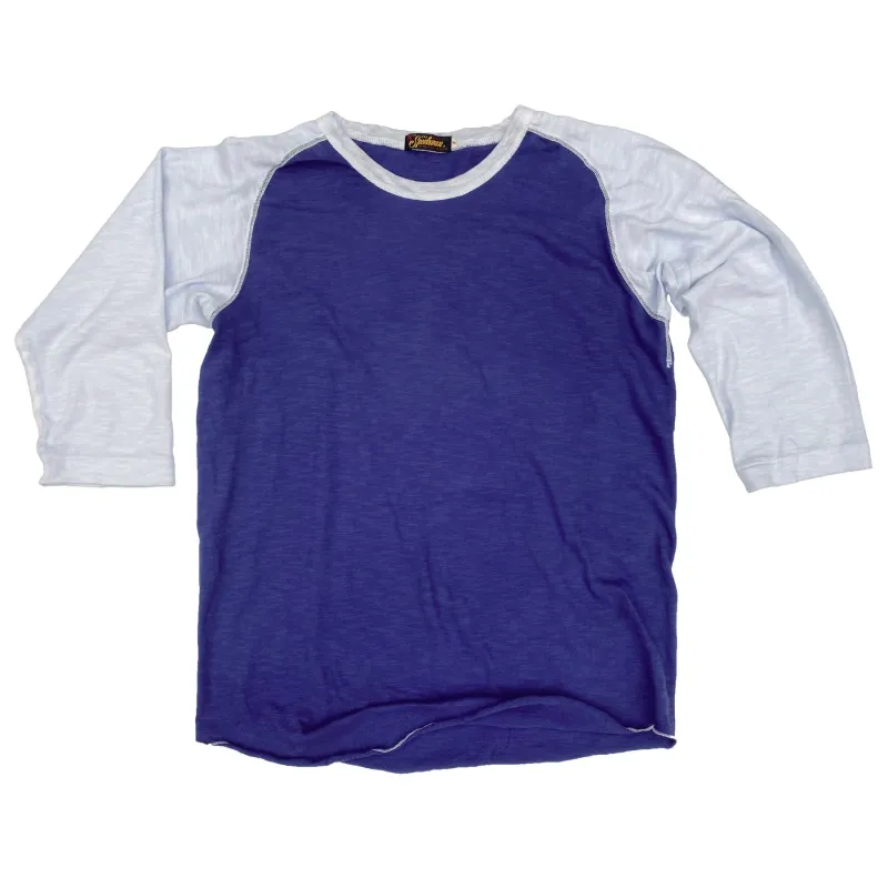 Ball Tee - Blue/White made by Mister Freedom