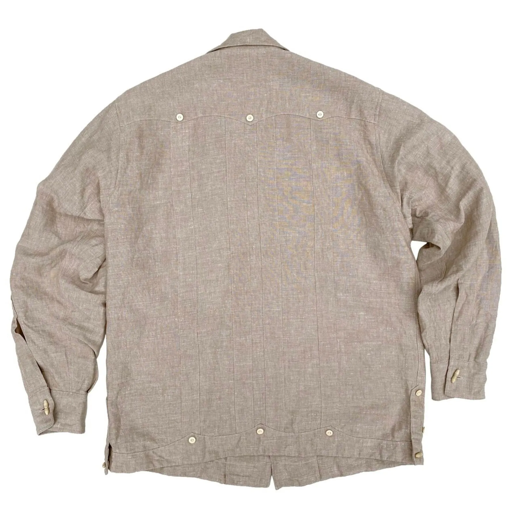 Meridana Shirt - Oatmeal Chambray - Warehouse - Last One - Size Small sold by Mister Freedom product image thumbnail 3