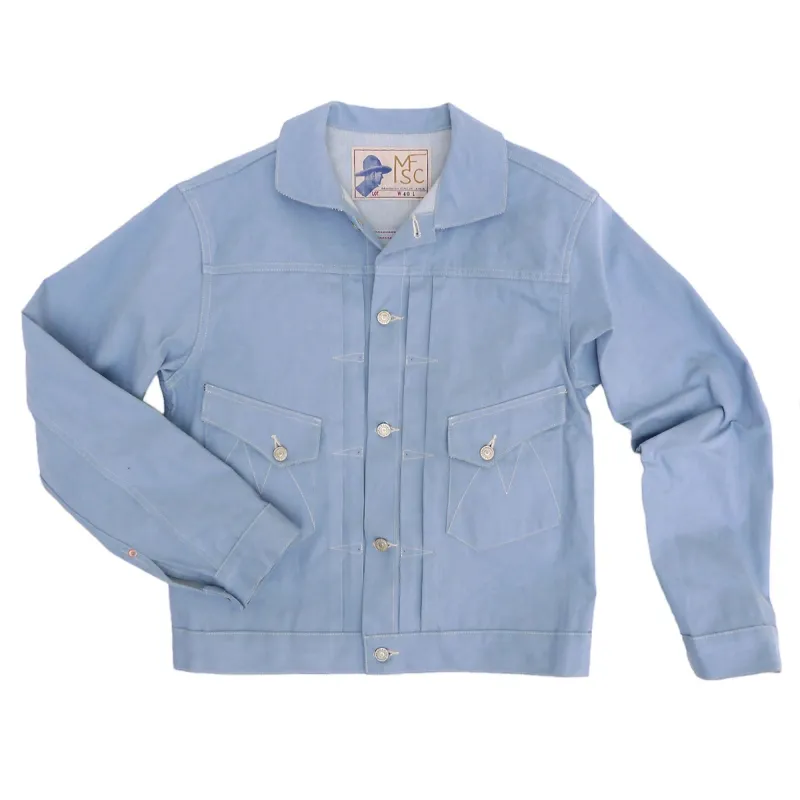 Ranch Blouse - ICE-BLU Denim made by Mister Freedom