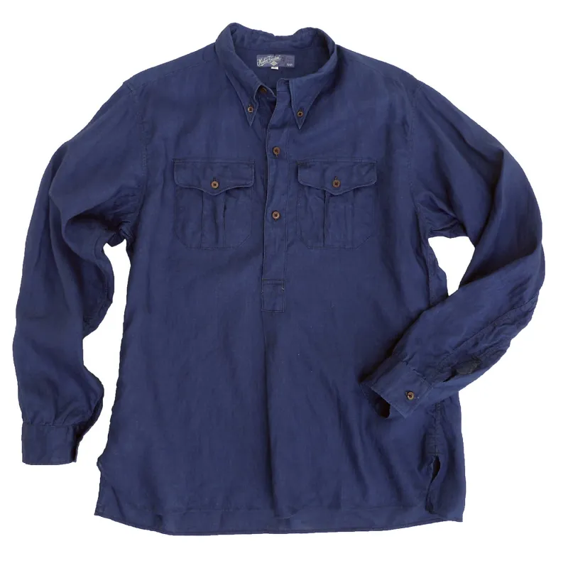 Liquette M35 Indigo Linen - Warehouse made by Mister Freedom