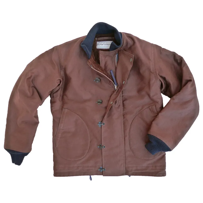 N-1H Deck Jacket Burnt Umber made by Mister Freedom