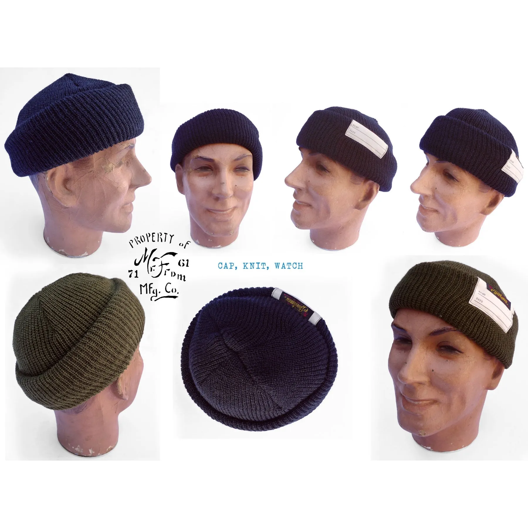 Watch Cap - Olive sold by Mister Freedom product image thumbnail 5