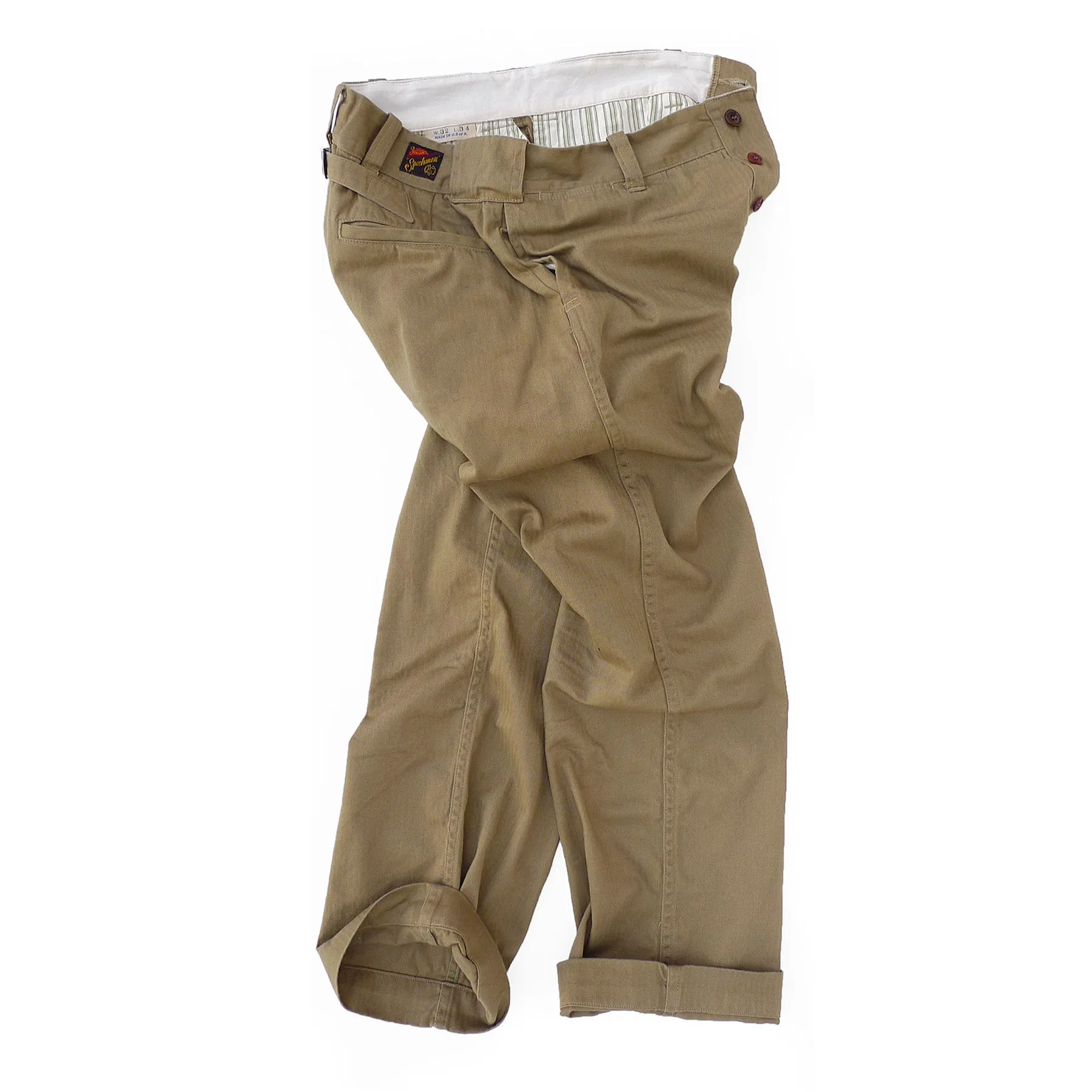 Sportsman Chinos - NOS Khaki HBT - Warehouse - Last One - Size 28 sold by Mister Freedom product image thumbnail 3