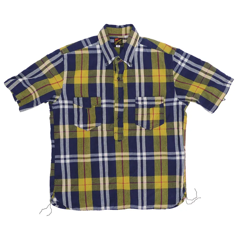 Berkeley Pull Over Shirt - Safron made by Mister Freedom