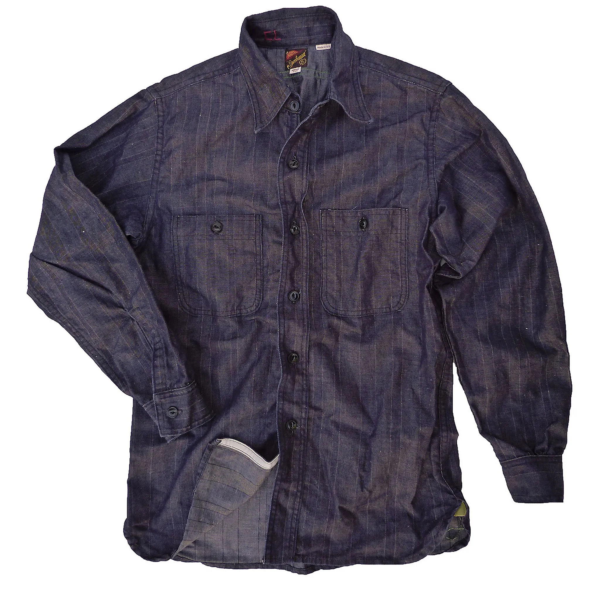 Workman Shirt - HBT Denim - Warehouse - Last One - Size Small sold by Mister Freedom