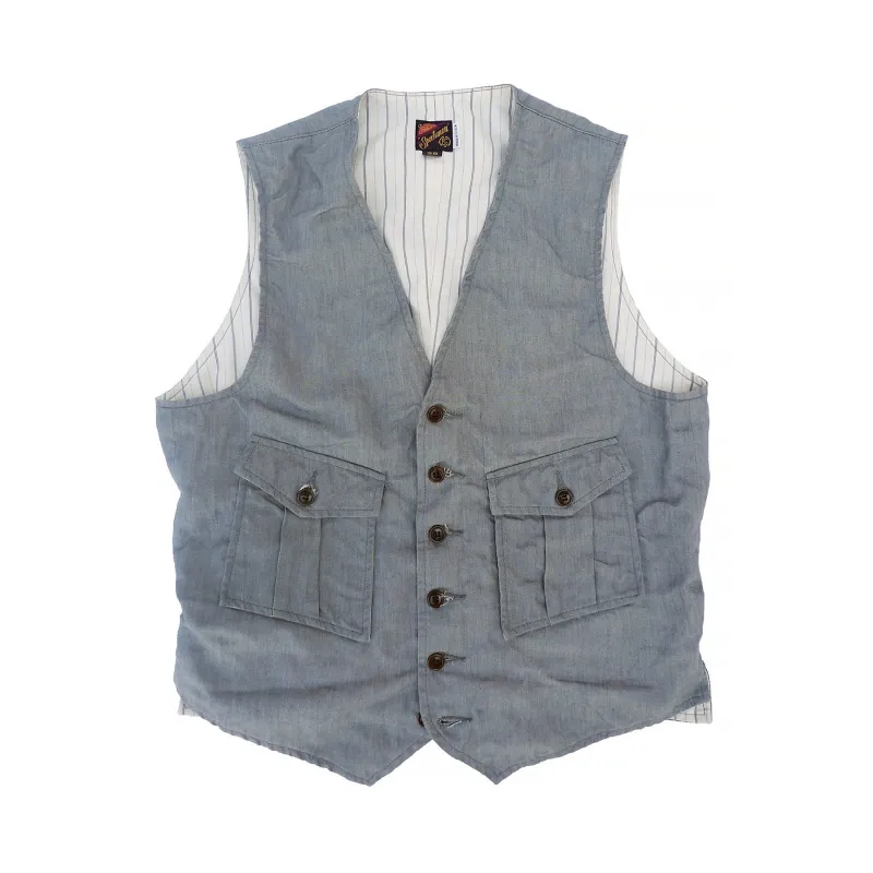 Continental Vest - Slate made by Mister Freedom