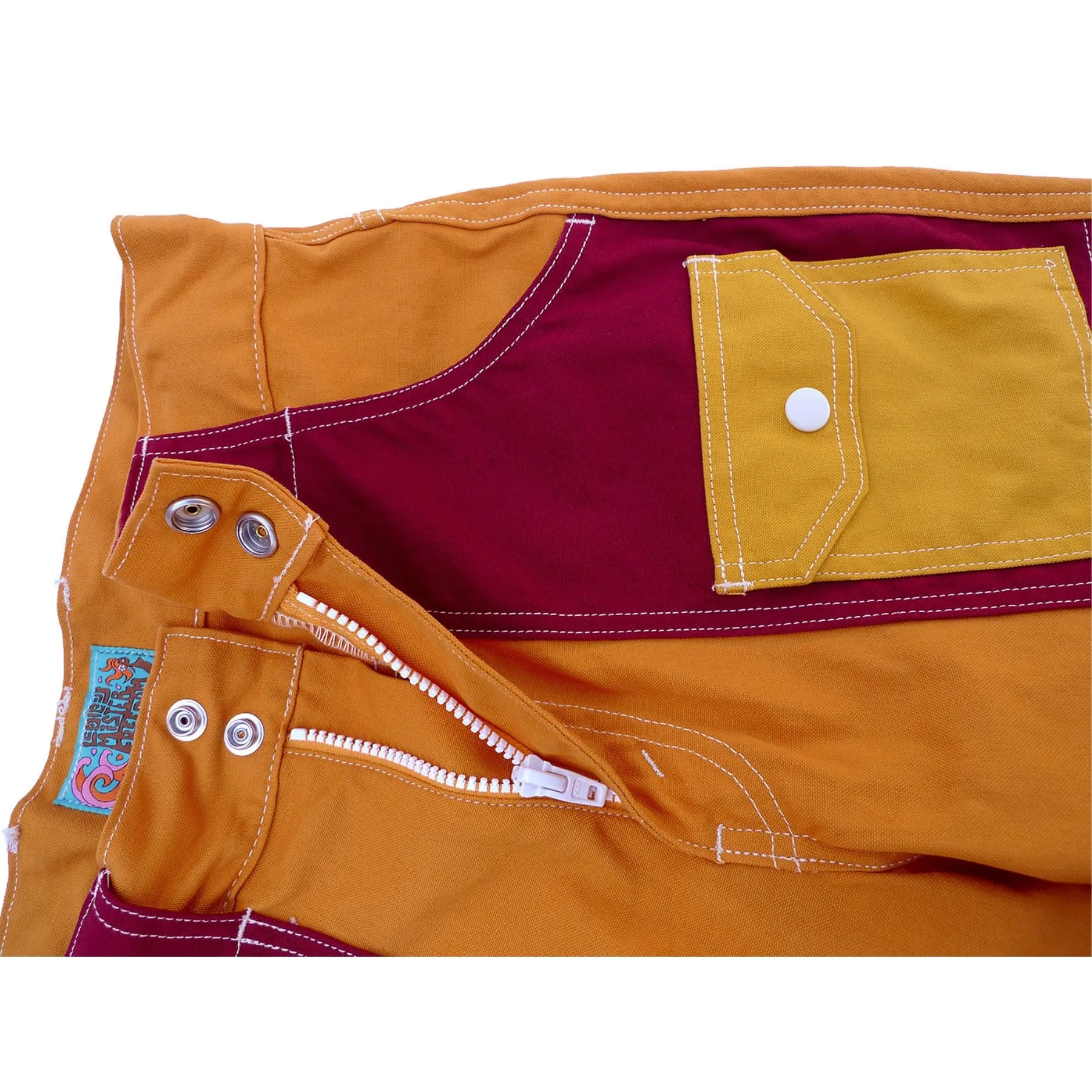 Manureva Deck Shorts - Orange Tutti Frutti sold by Mister Freedom product image thumbnail 3