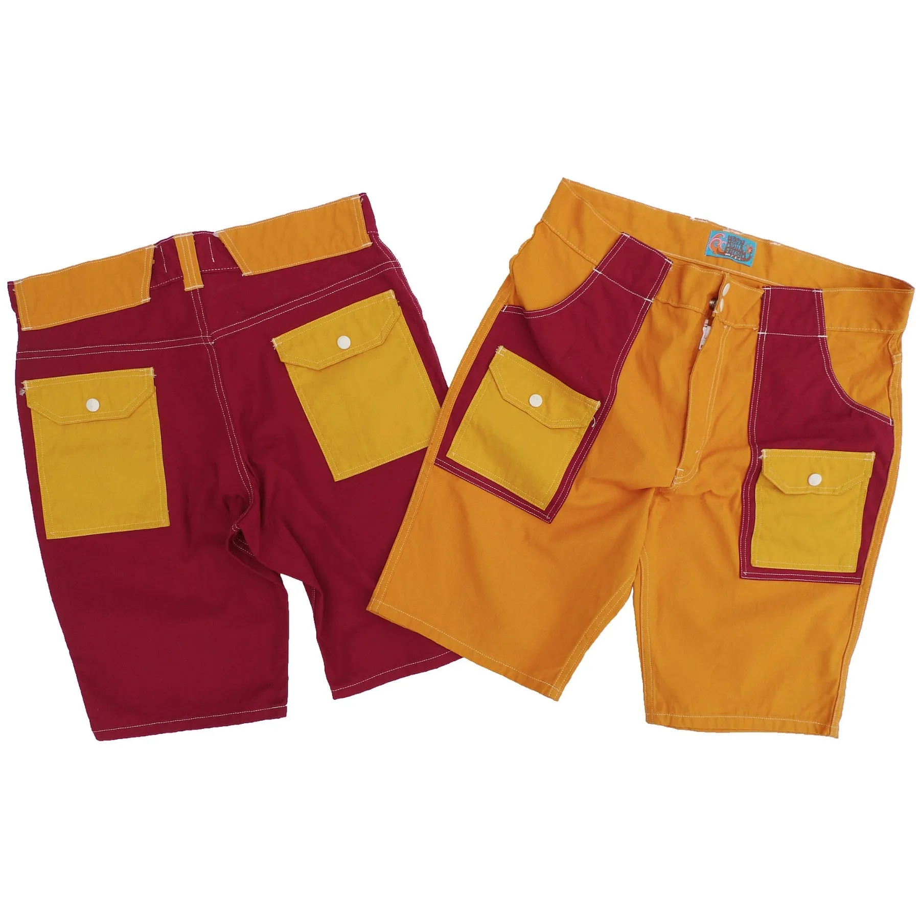 Manureva Deck Shorts - Orange Tutti Frutti sold by Mister Freedom product image thumbnail 5