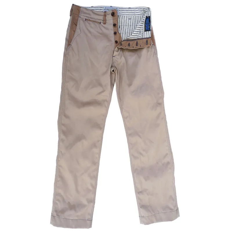 Naval Chinos Type No. 266ac - Khaki - Warehouse - Last One - Size 28 made by Mister Freedom