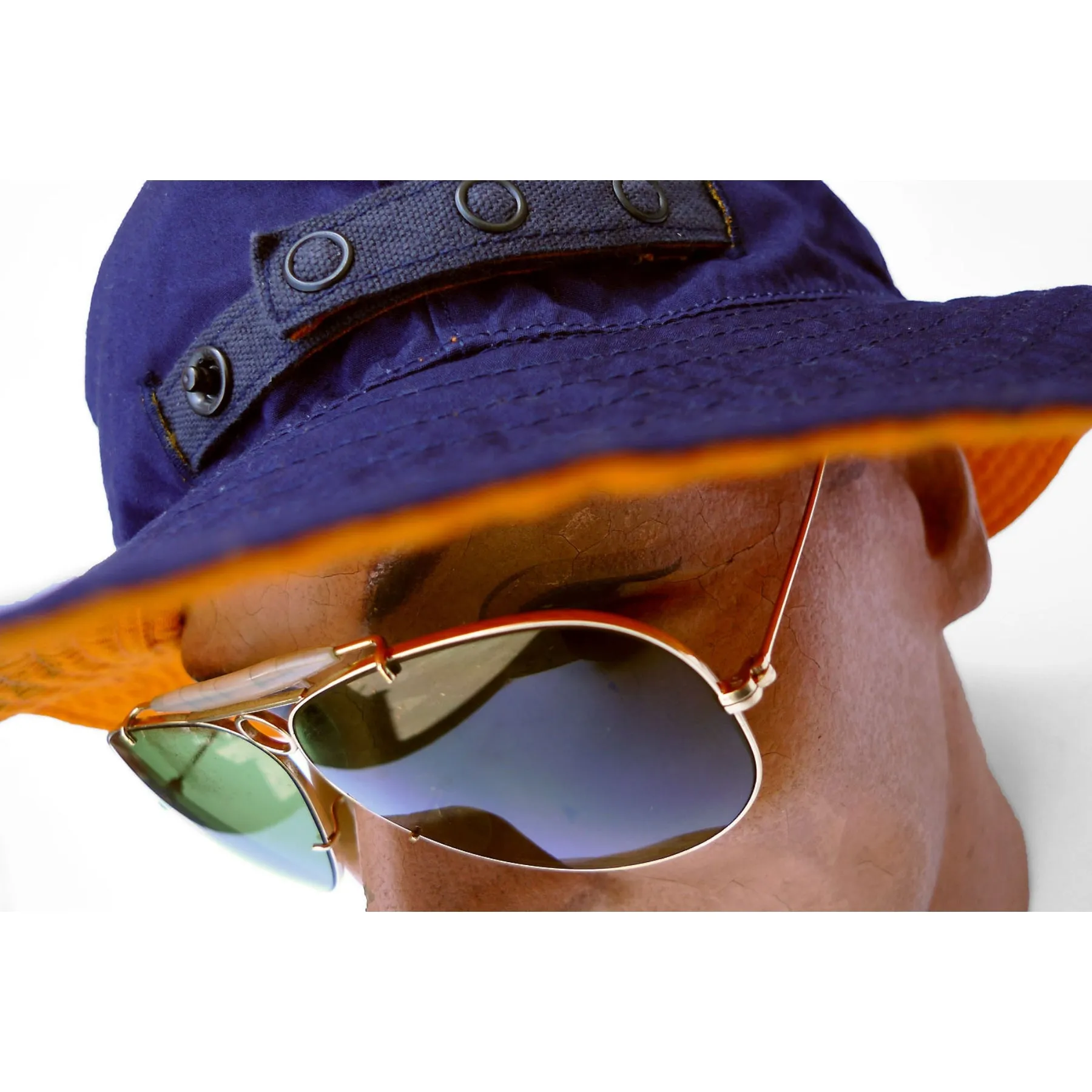 Patrol Hat - Navy Orange sold by Mister Freedom product image thumbnail 4