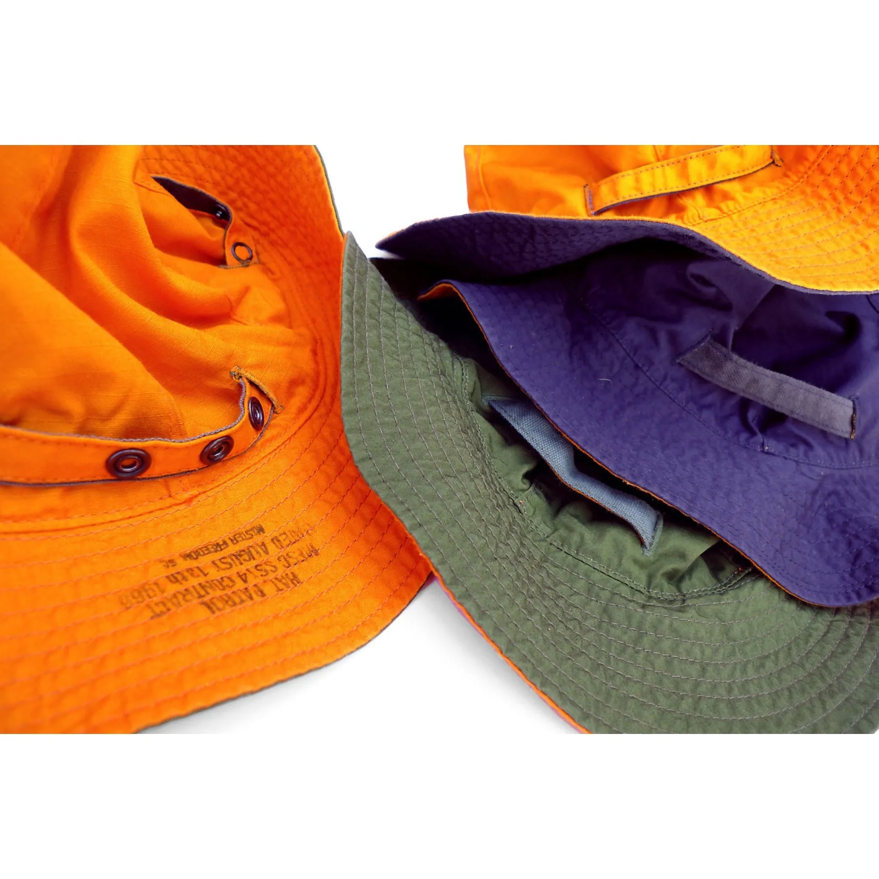 Patrol Hat - Navy Orange sold by Mister Freedom product image thumbnail 5
