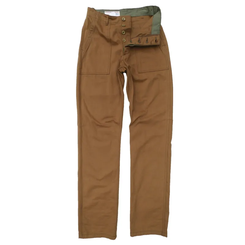 Crew Pants - Brown Twill - Warehouse made by Mister Freedom