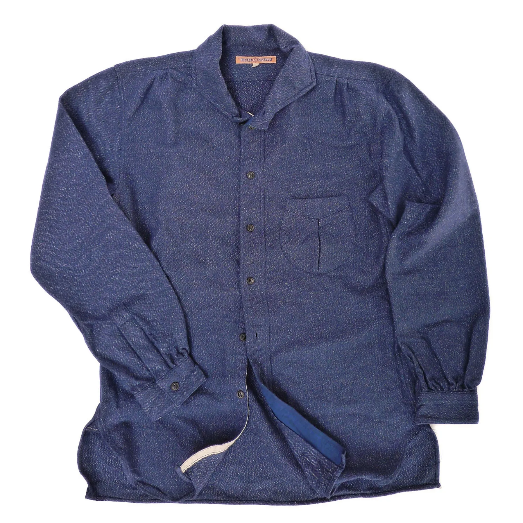 Ranchero Shirt - Indigo Covert - Warehouse - Last One - Size Small sold by Mister Freedom