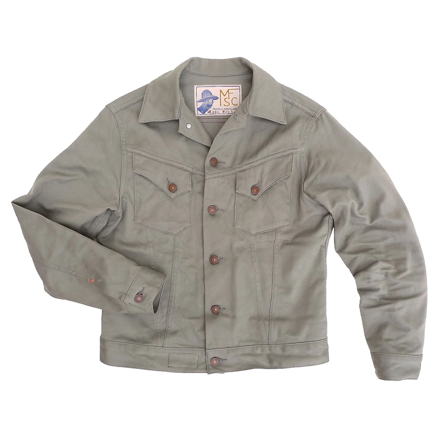 Cowboy Jacket - Sage Pique sold by Mister Freedom