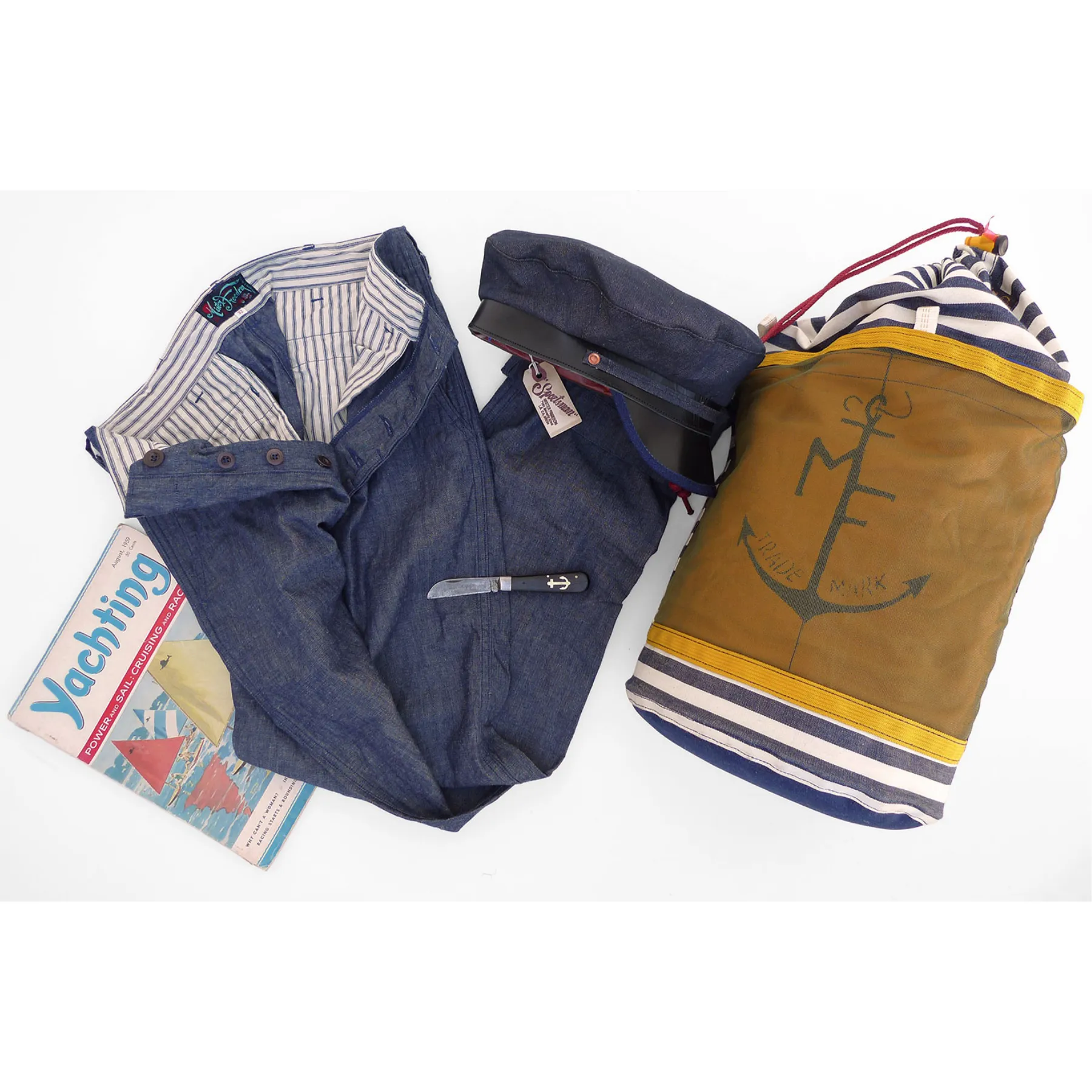 Naval Chinos Type No. 266ic - Chambray sold by Mister Freedom product image thumbnail 4