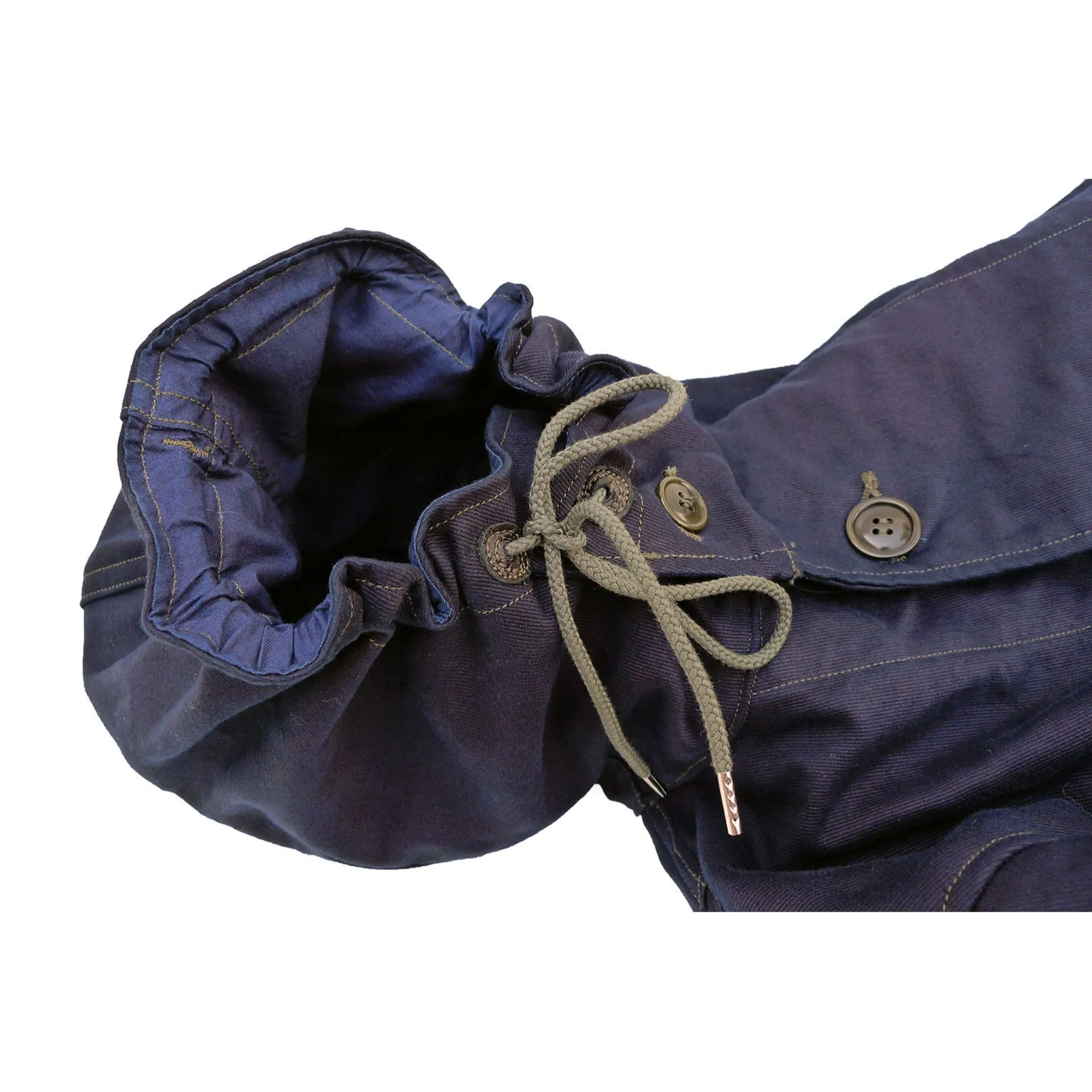 M-17 Parka - Indigo-dyed Jungle Cloth sold by Mister Freedom product image thumbnail 4