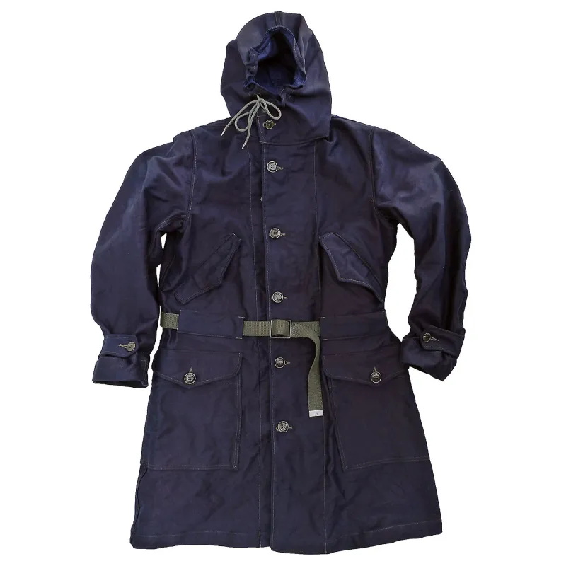 M-17 Parka - Indigo-dyed Jungle Cloth made by Mister Freedom