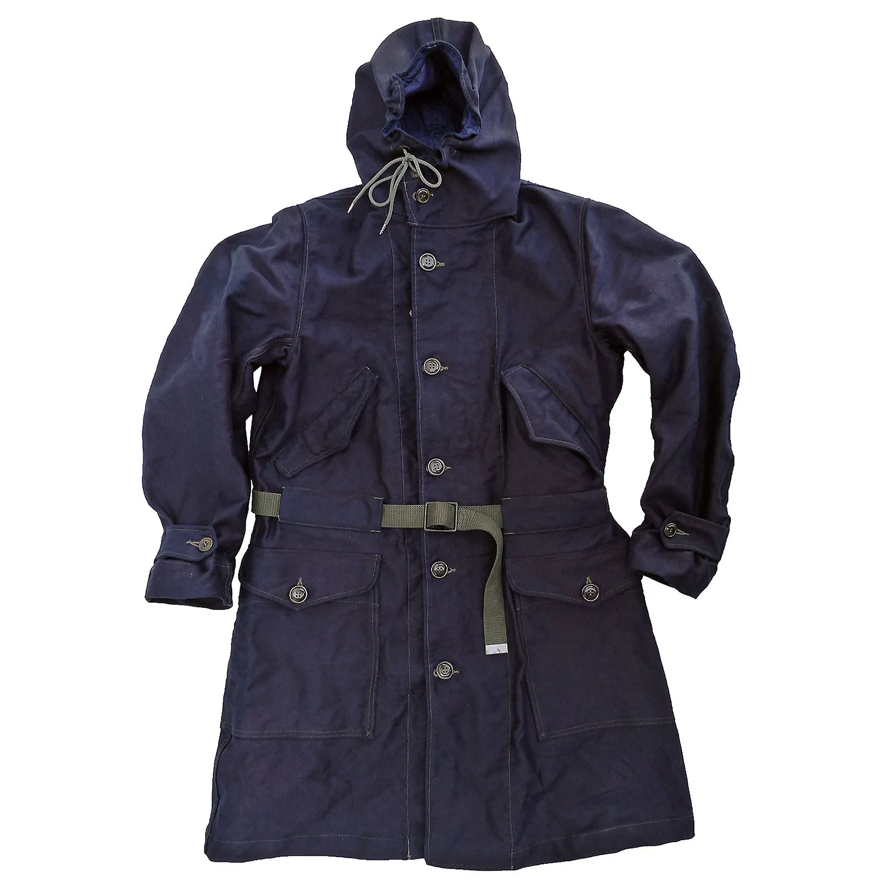 M-17 Parka - Indigo-dyed Jungle Cloth sold by Mister Freedom